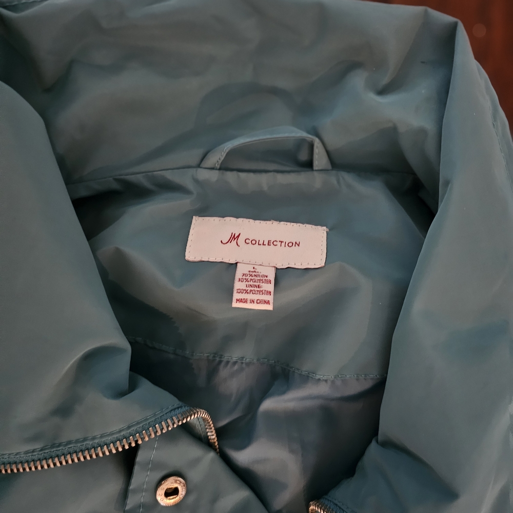 JM Collection Turquoise Jacket - Picture 3 of 4
